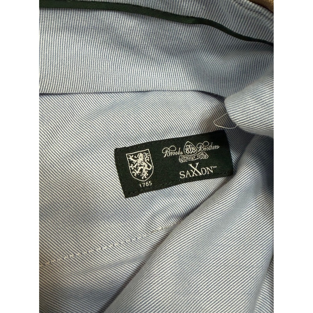 VTG Brooks Brothers Country Club Madison Saxon Wool Dress Pants Tan Sz 39x34 - Picture 3 of 11
